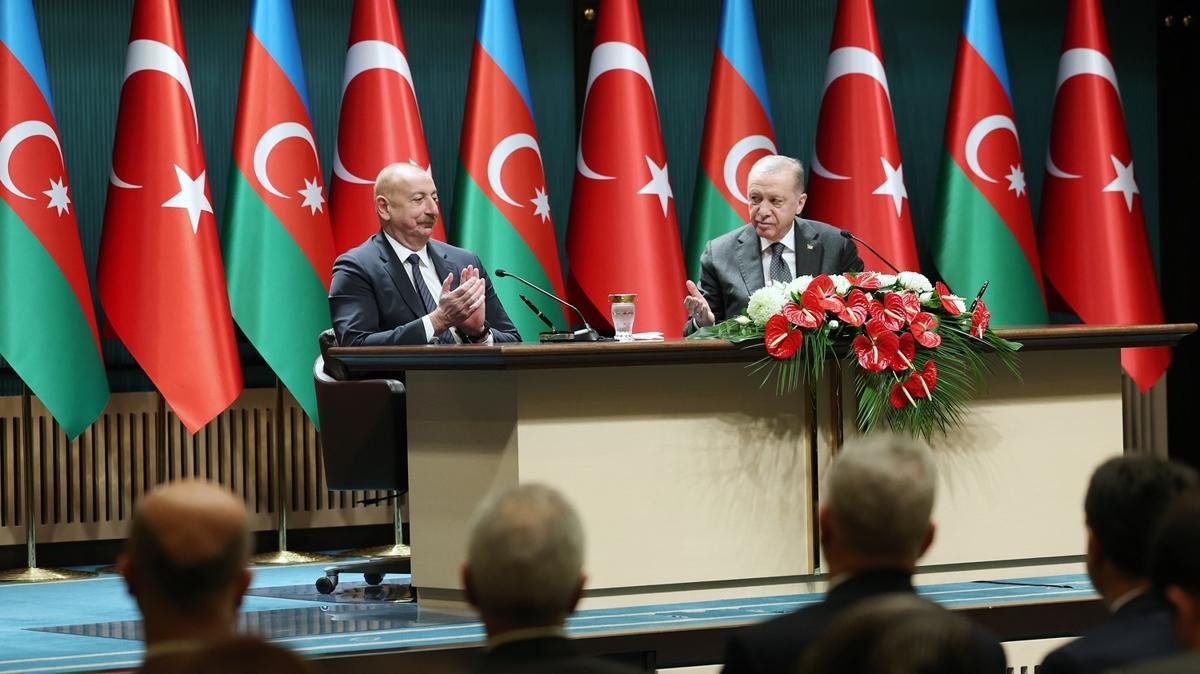 Aliyev Ankara'da... Bakan Erdoan: Ticaretimiz ilk defa 7,5 milyar dolar seviyesinde