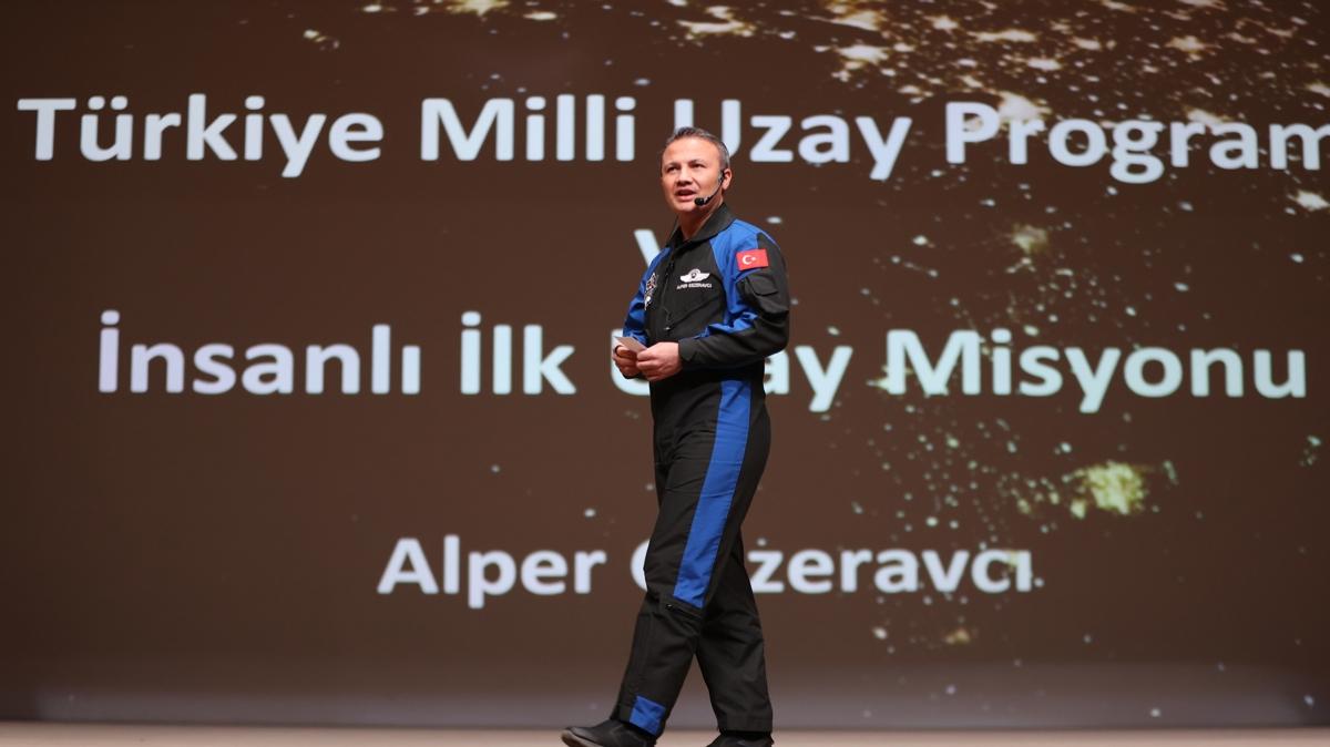 Alper Gezeravc: Devletimizin gl iradesiyle artk Trkiye hak ettii uzaydaki yerini alm durumda