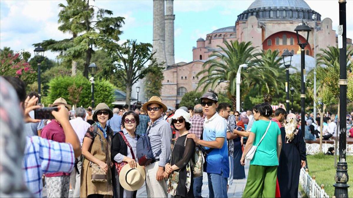 Trkiye'ye gelen yabanc ziyareti says nceki yla gre yzde 2,05 artt