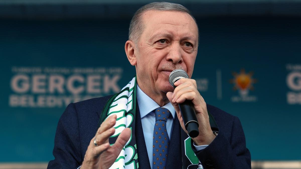 Cumhurbakan Erdoan Trkiye'nin gurur projelerini isim isim sayd: Bunlara sahip olmak beka meselesi