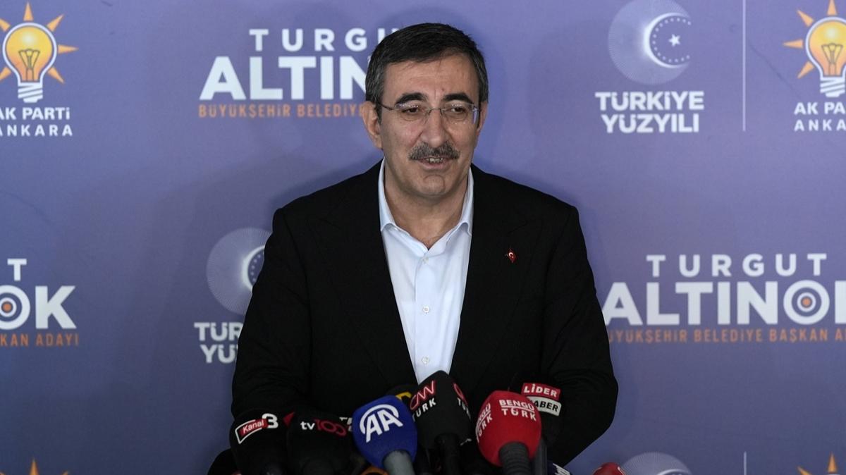 Cumhurbakan Yardmcs Ylmaz: Gnl ve vizyon birlii iinde Ankara'ya hizmet edeceiz