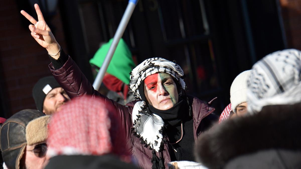 Fas'ta ''Gazze'deki soykrma dur'' yry!