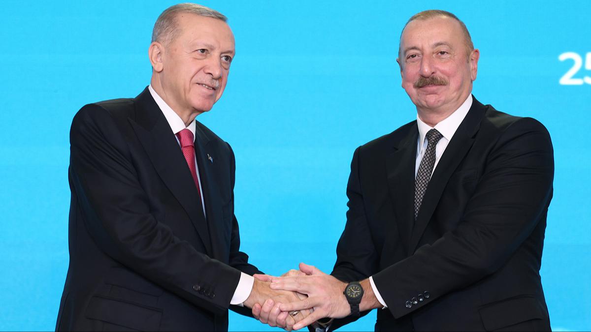 Aliyev, Cumhurbakan Erdoan'n doum gnn kutlad