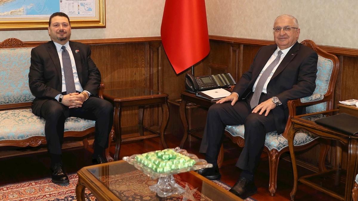 Bakan Gler, Suudi Arabistan'n Ankara Bykelisi Nasr' kabul etti