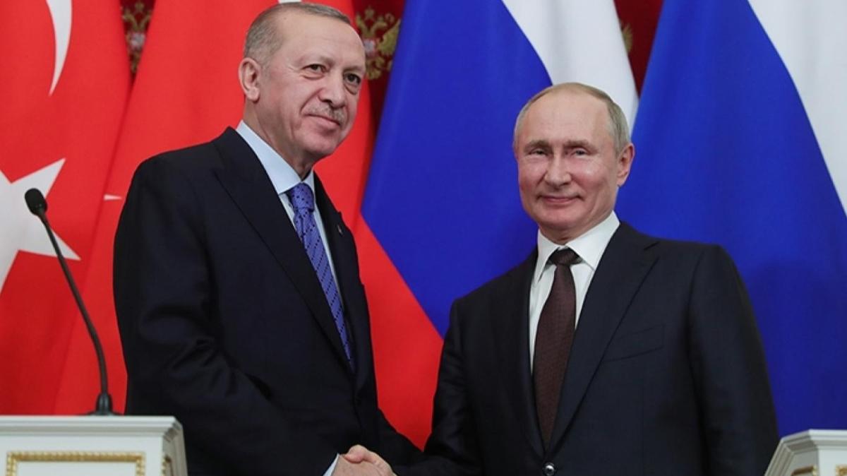 Putin'den Cumhurbakan Erdoan'a doum gn tebrii ve teekkr