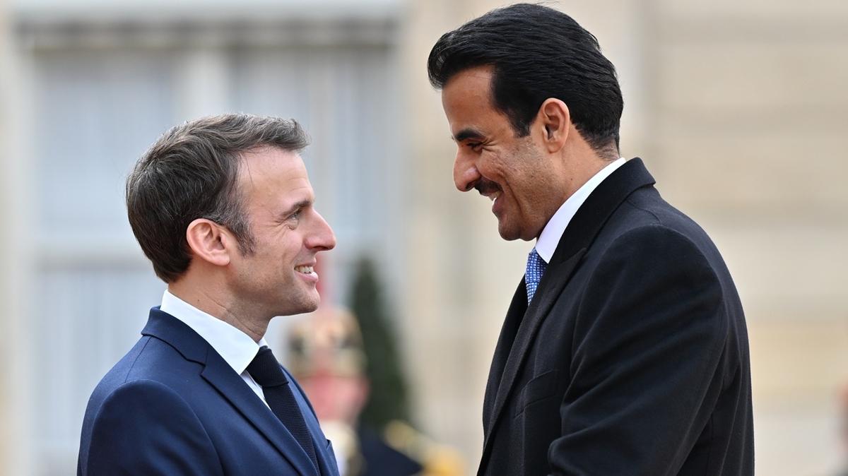 Yllar sonra bir ilk... Katar Emiri'nden Fransa'ya resmi ziyaret