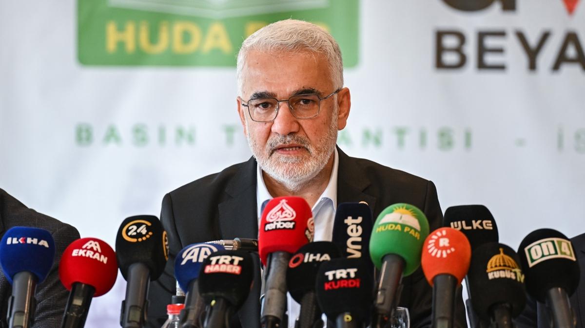HDA PAR Genel Bakan Yapcolu, ''Filistin ve Gazze Meselesi Hakkndaki Beyanname''sini duyurdu