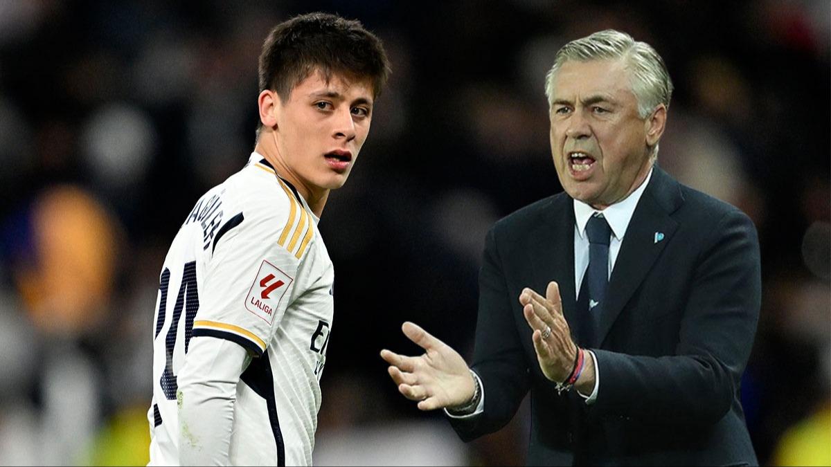 Carlo Ancelotti yine ayn eyleri syledi! ''Arda Gler'in zamana ihtiyac var''
