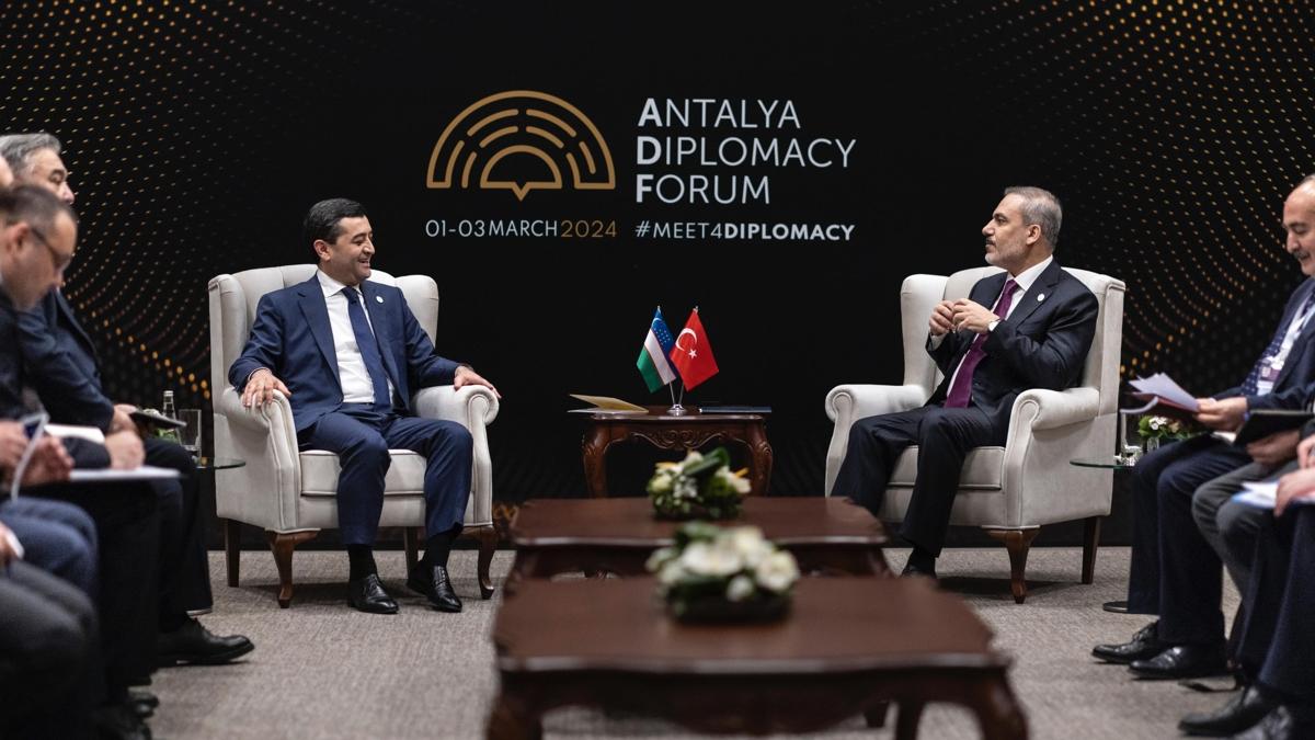 Bakan Fidan'dan Antalya Diplomasi Forumu'nda diplomasi trafii