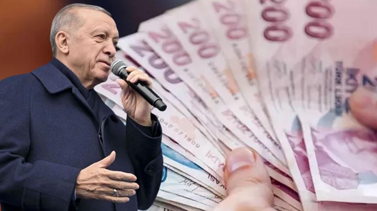 Cumhurbakan Erdoan'dan emeklilere mjde! Bayram ikramiyesinde yzde 50 art yasalat