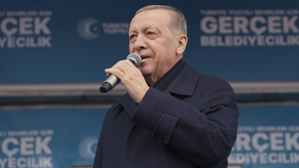 Cumhurbakan Erdoan'dan terrle mcadelede kararllk mesaj: Terristan hayallerini yrtp attk