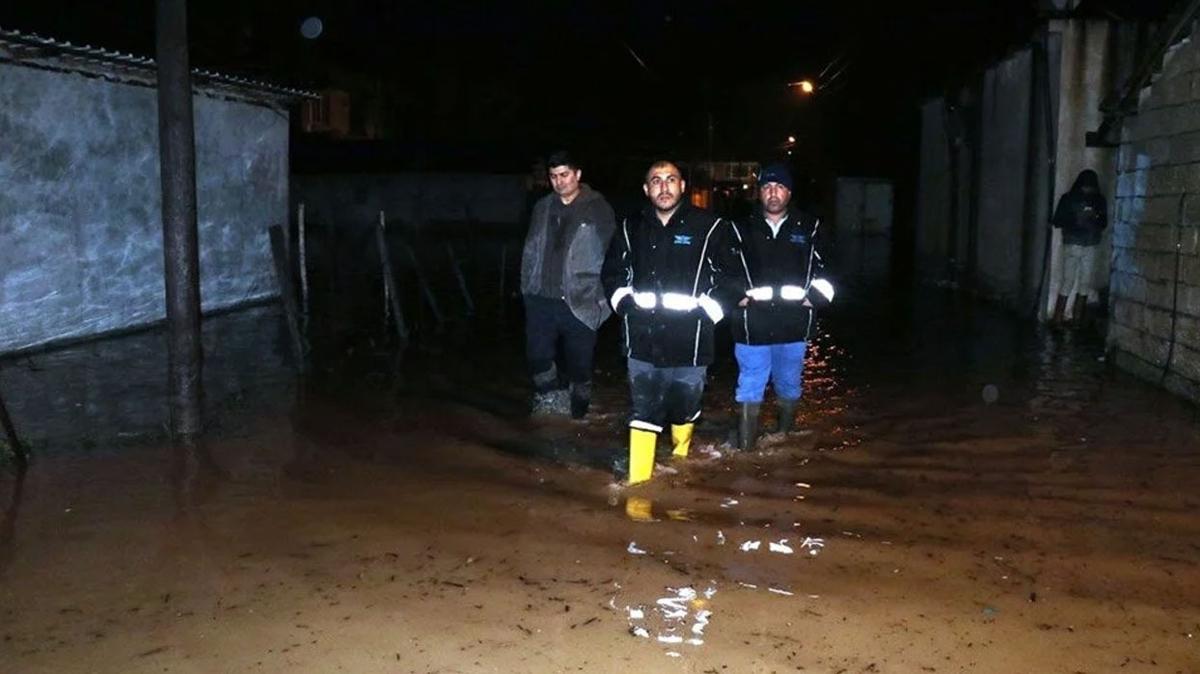 Hatay'da saanak ya! Su basknlarna meydana geldi 