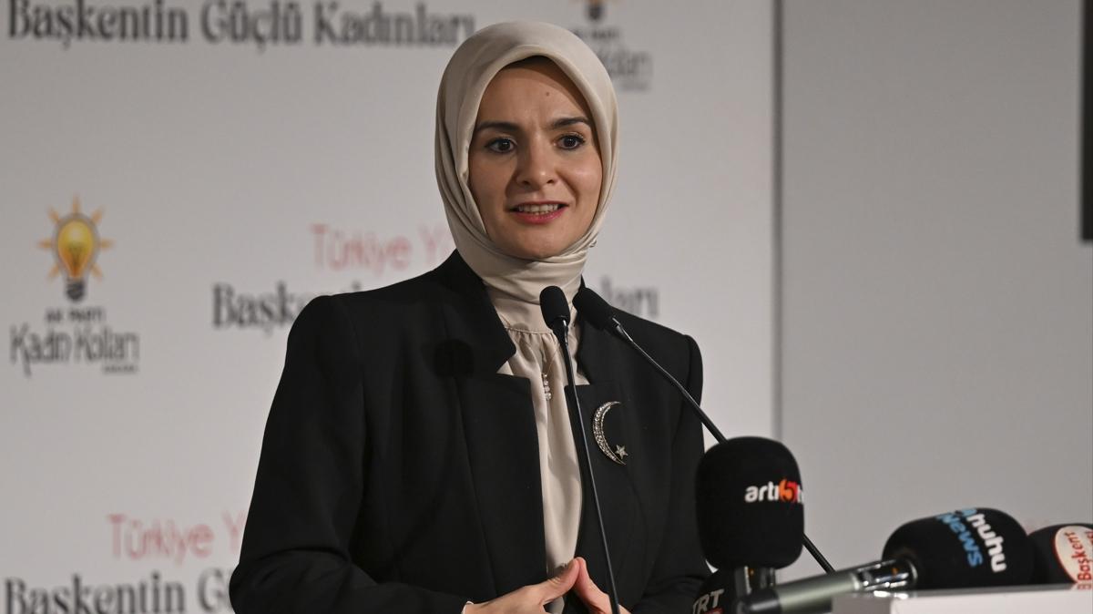 Bakan Gkta: Trkiye ile glenen kadnlar, Trkiye'yi glendiriyor 
