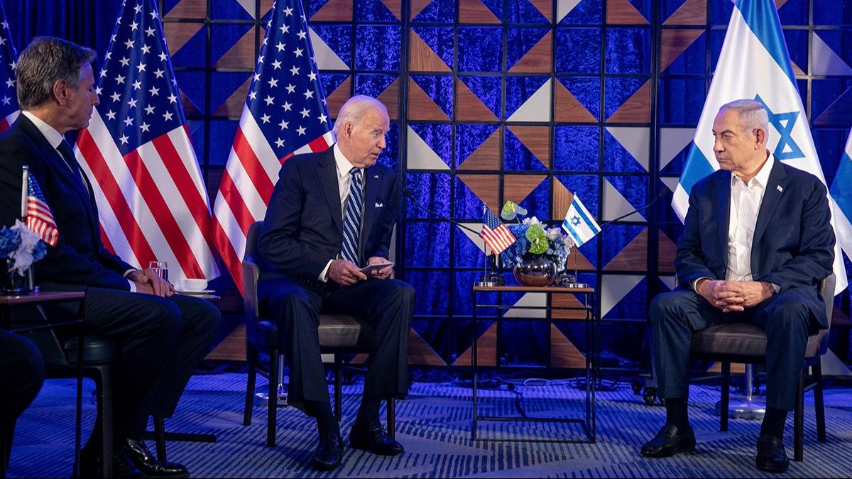 Mikrofonun ak olduunu unuttu! Biden'dan Netanyahu'ya 'sa'ya gel' hamlesi