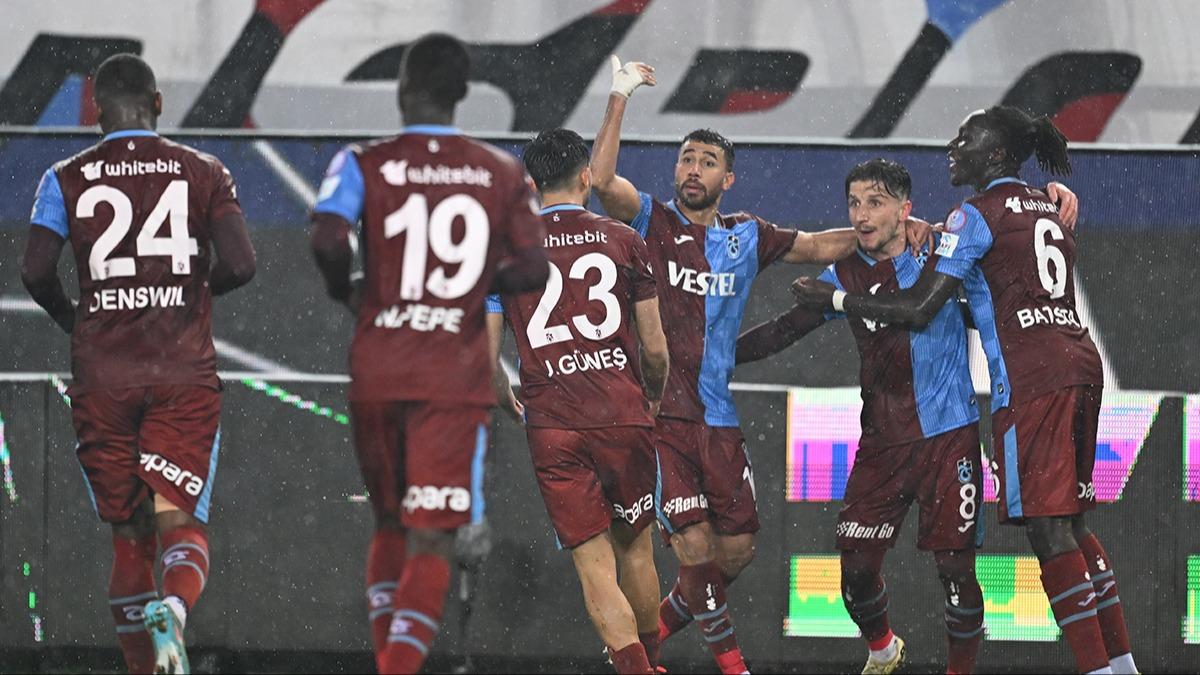 MA SONUCU: Trabzonspor 5-1 Fatih Karagmrk