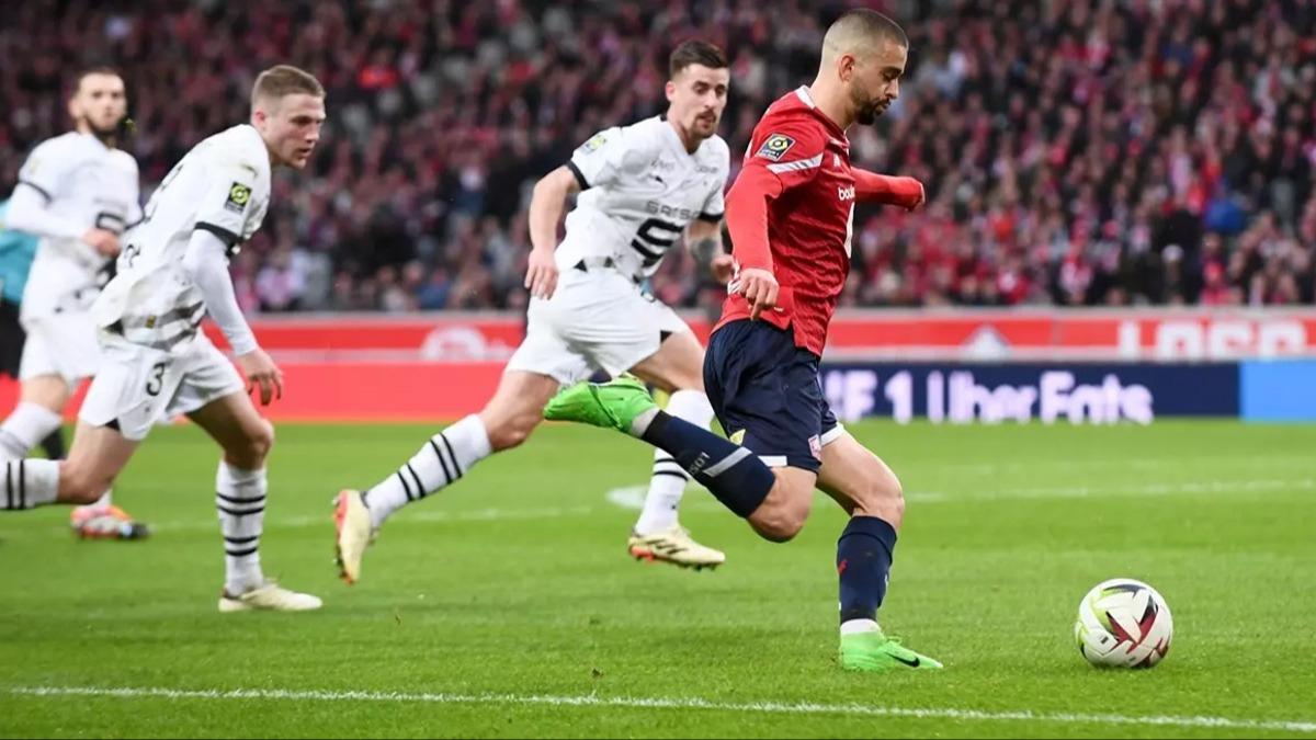 Gol dellosunda Lille ile Rennes yeniemedi