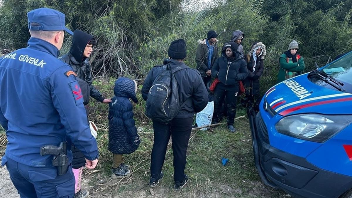 Edirne'de Fas, Filistin ve Pakistan uyruklu 36 dzensiz gmen tespit edildi