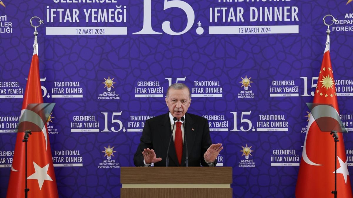 Cumhurbakan Erdoan'dan srail'e tepki: Katile katil demekten bizi alkoyamazlar