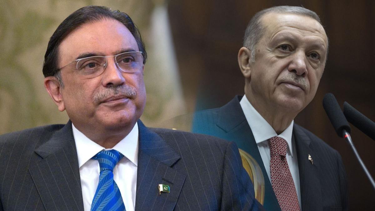 Cumhurbakan Erdoan, Pakistan Cumhurbakan Asf Ali Zerdari ile grt