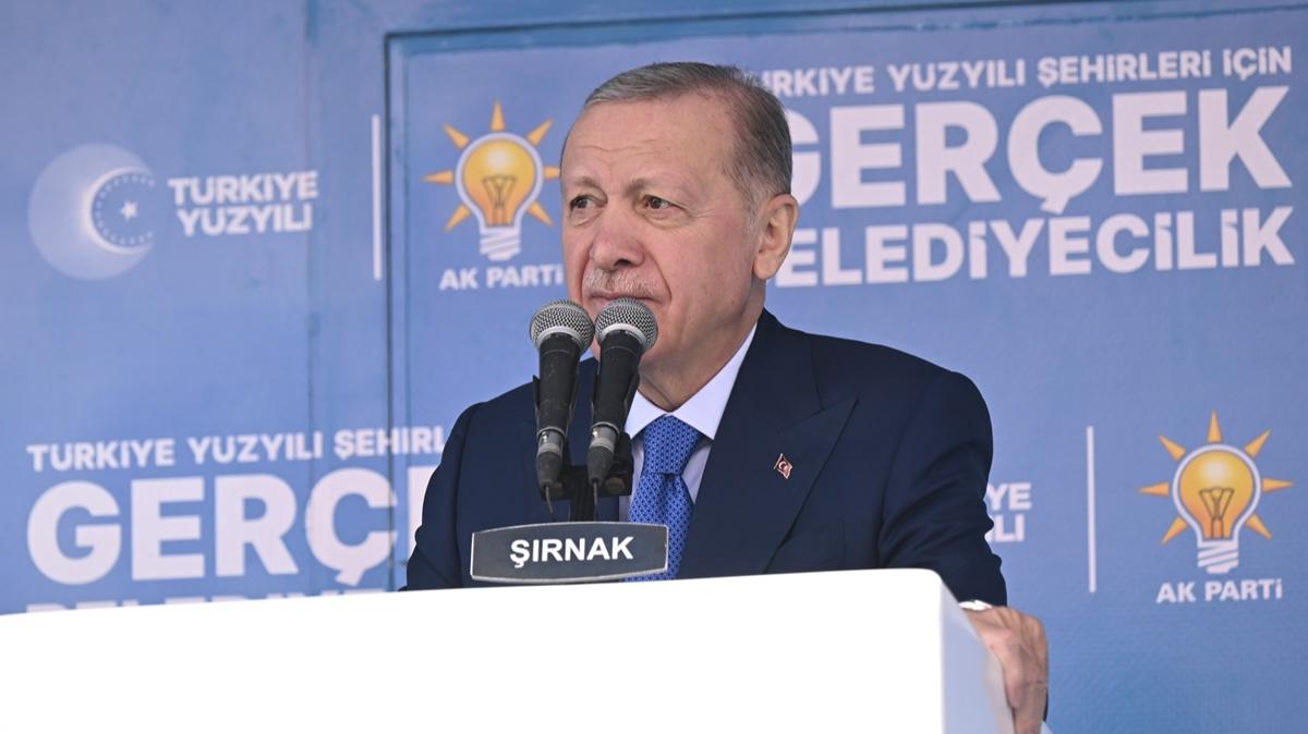 Cumhurbakan Erdoan: Demokrasi ve kalknma devrimiyle sinsi oyunu bozduk