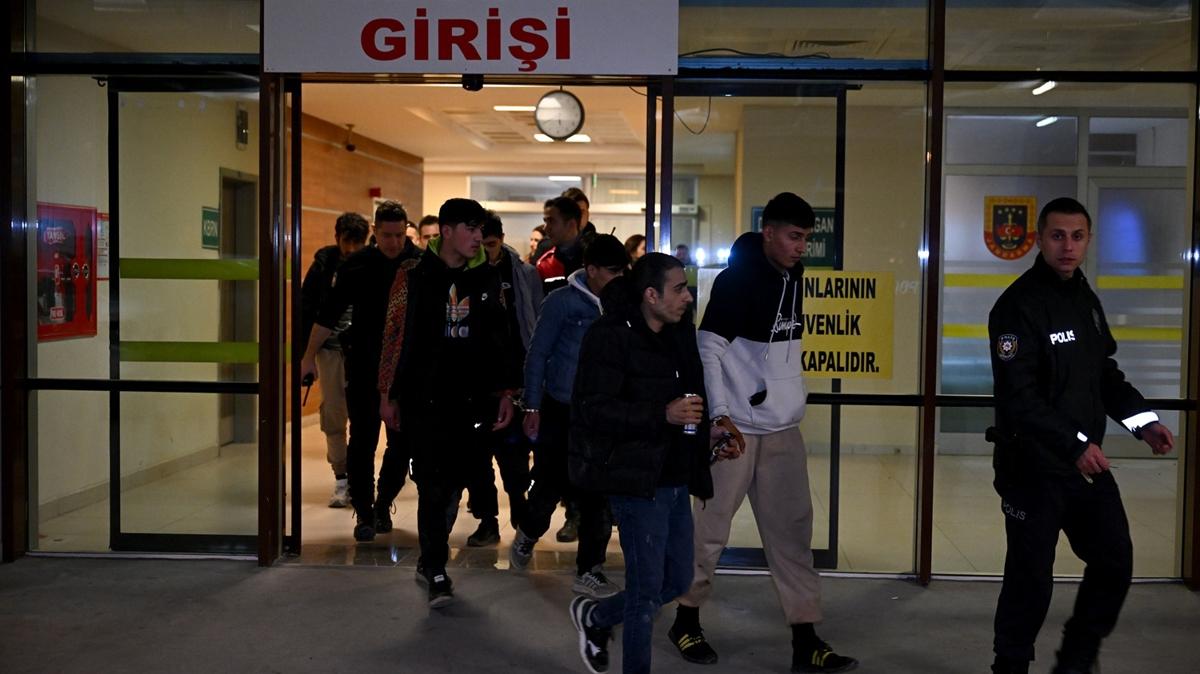Edirne'de Afganistan ve Pakistan uyruklu 20 dzensiz gmen yakaland