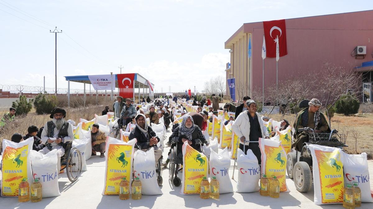 TKA ramazan yardmlar kapsamnda Afganistan'daki ihtiya sahibi 400 aileye gda yardmnda bulundu 