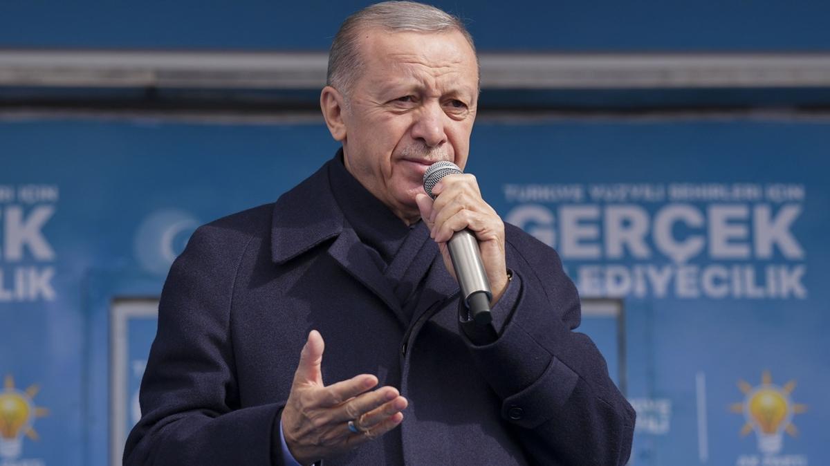 Cumhurbakan Erdoan: Tek parti faizmi kalnts zihniyet, terr rgt uzantlaryla pusuda bekliyor