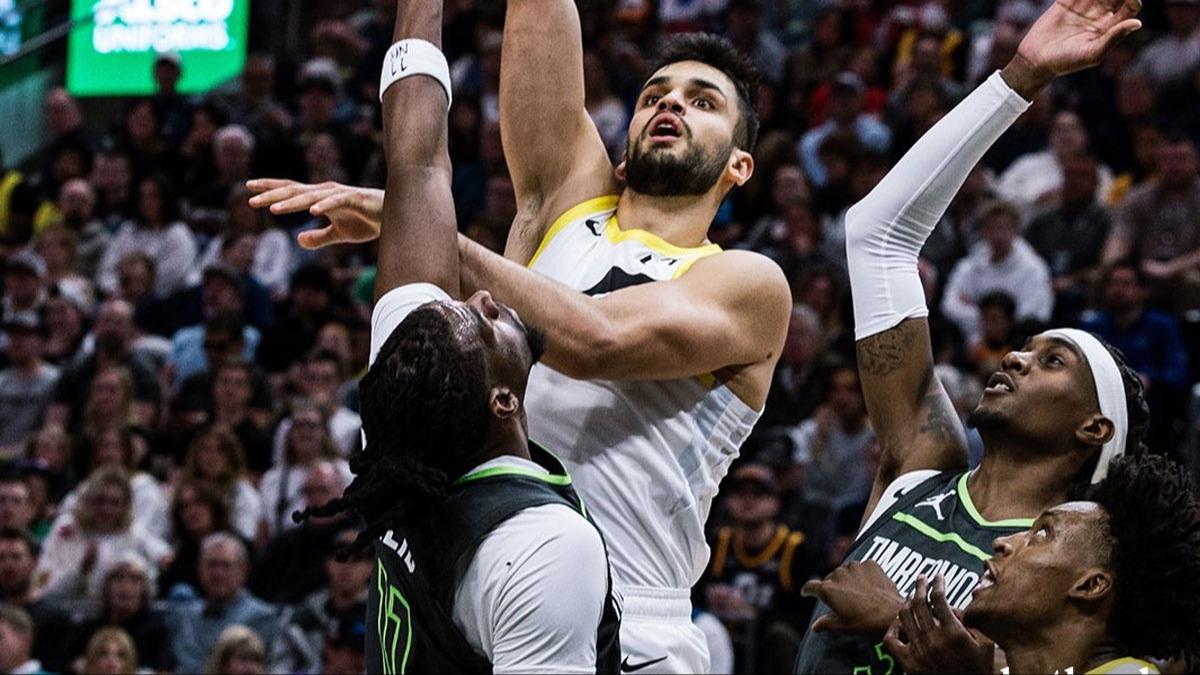 mer Faruk Yurtseven'in 14 says Utah Jazz'a yetmedi