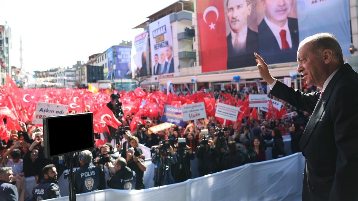 Cumhurbakan Erdoan: CHP ynetimi, rklk, ayrmclk ve blclkte yine kendi kt gemiiyle yaryor