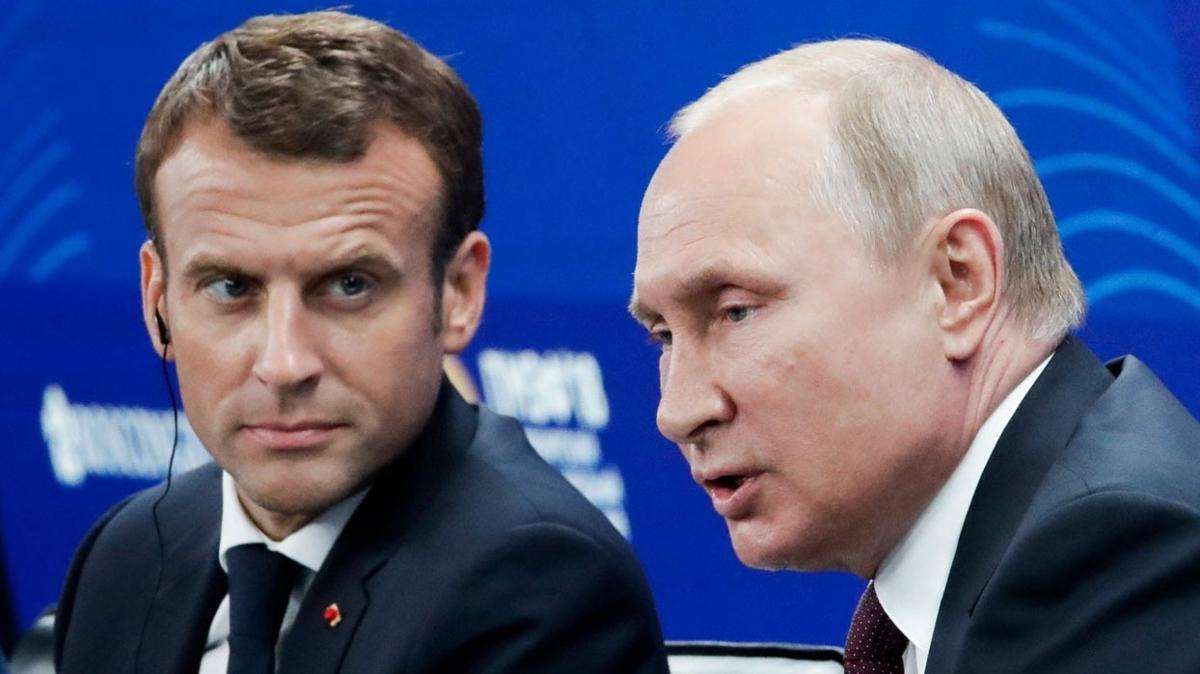 Fransa'dan Rusya'ya rest! Ukrayna'ya asker gnderilecek mi?