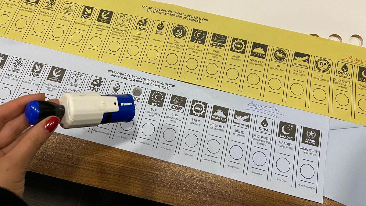 31 Mart seçimlerinde oy pusulaları nasıl olacak? YSK son halini paylaştı