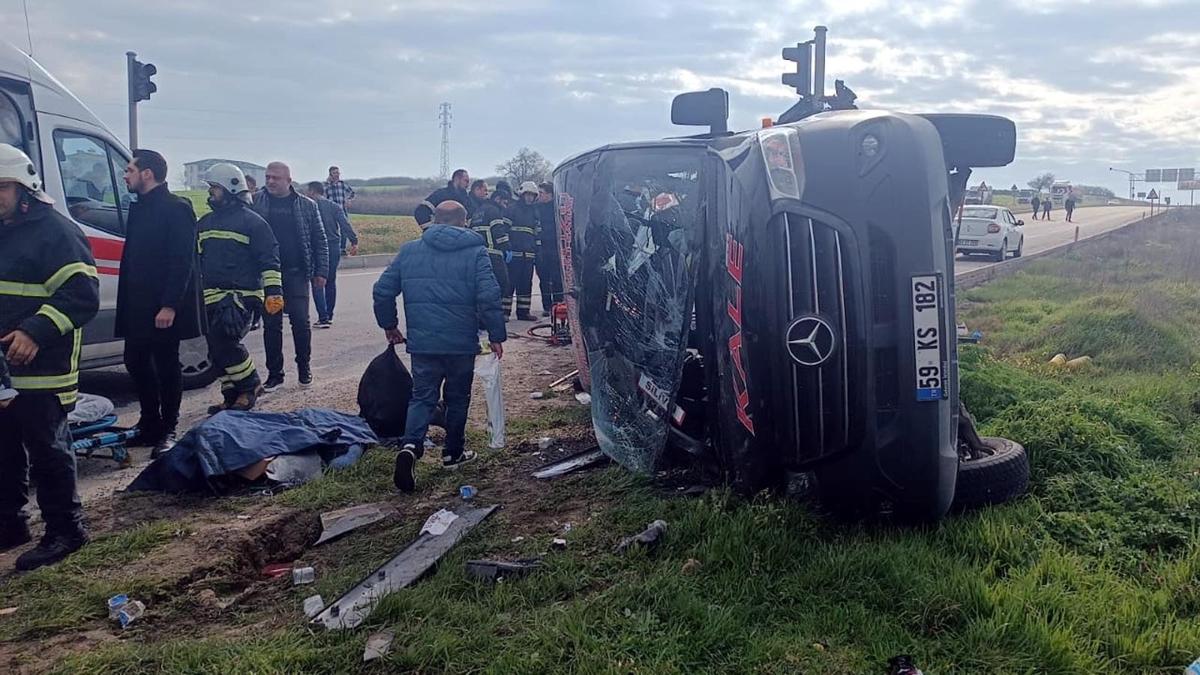 Tekirda'da katliam gibi kaza: 5 l! Grntleri ortaya kt