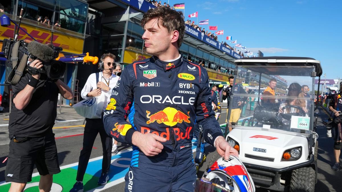 F1 Avustralya Grand Prix'sinde pole pozisyonu Max Verstappen'in 