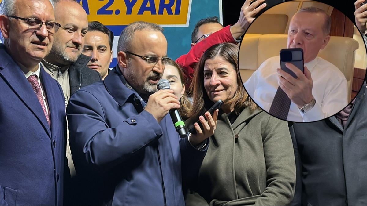 Cumhurbakan Erdoan vatandalara telefonla seslendi: 'Durmak yok' yola devam diyoruz
