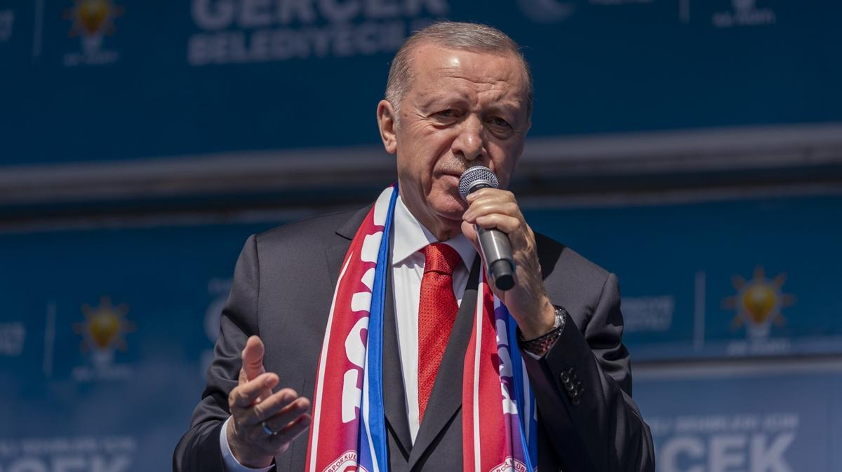 Cumhurbakan Erdoan: Mesele Tayyip Erdoan deil, dorudan Trkiye'dir 