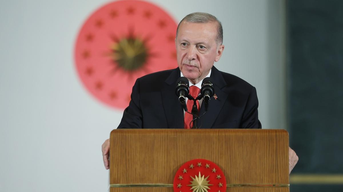 Cumhurbakan Erdoan: Devlet hem anadr, hem babadr 