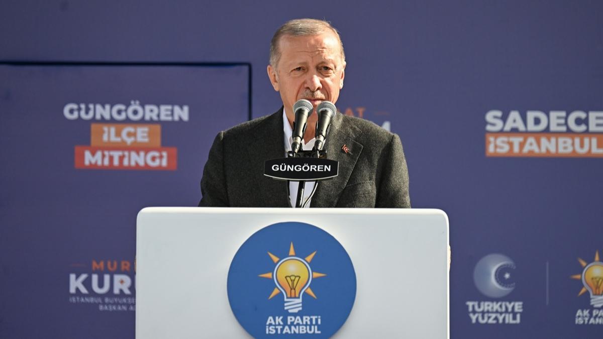 Cumhurbakan Erdoan: Deprem kapmz almadan stanbul'umuzu hazr hale getireceiz