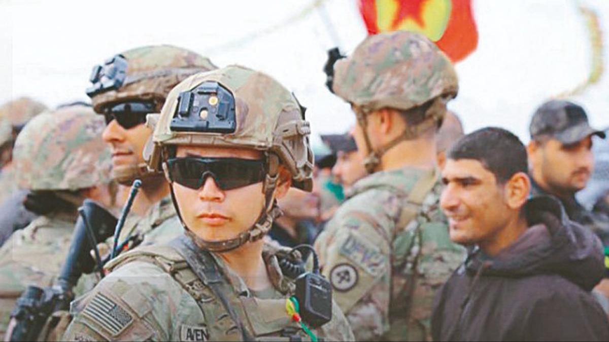 Szde mttefik bildiiniz gibi! ABD askerleri yine terr rgt PKK'yla