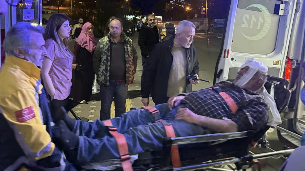 Tokat'ta akrabalar arasnda kavga: 3 kii yaraland