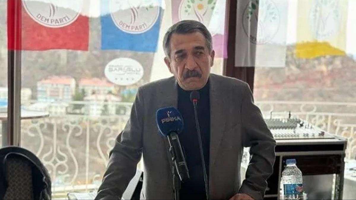 Tepki yayor... DEM Partili belediye bakanndan skandal szler: Dersim Krdistan'dr
