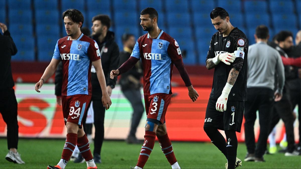 stikrar bir trl yakalamad! Trabzonspor i sahada kayp
