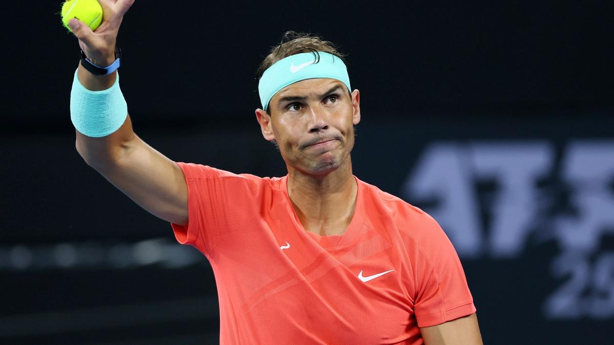 Rafael Nadal galibiyetle dnd