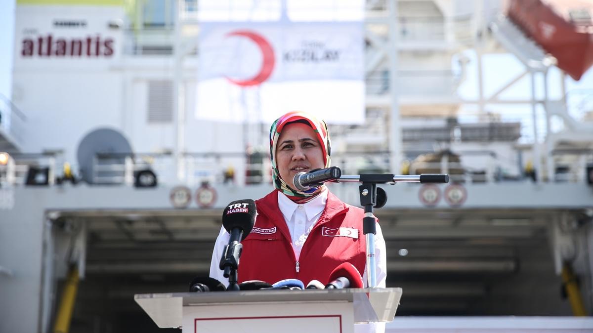 Trk Kzlay Genel Bakan Ylmaz, ''yilik Gemileri''nin Gazze'ye yolculuunu anlatt