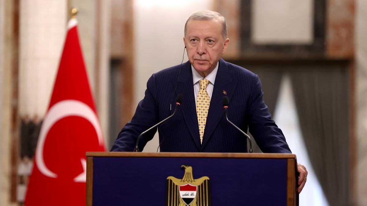 Trkiye ile Irak arasnda yeni dnem... Cumhurbakan Erdoan: PKK'ya kar ortak hareket edeceiz