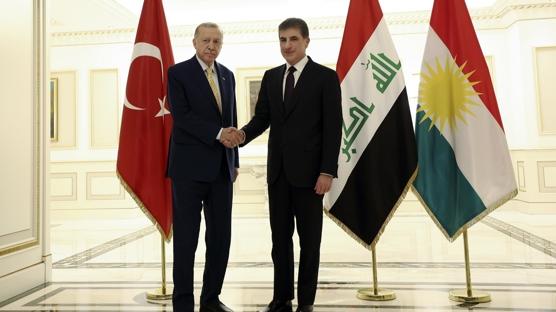 Cumhurbakan Erdoan'dan Erbil'de net mesaj: PKK artk gndemden kartlmal
