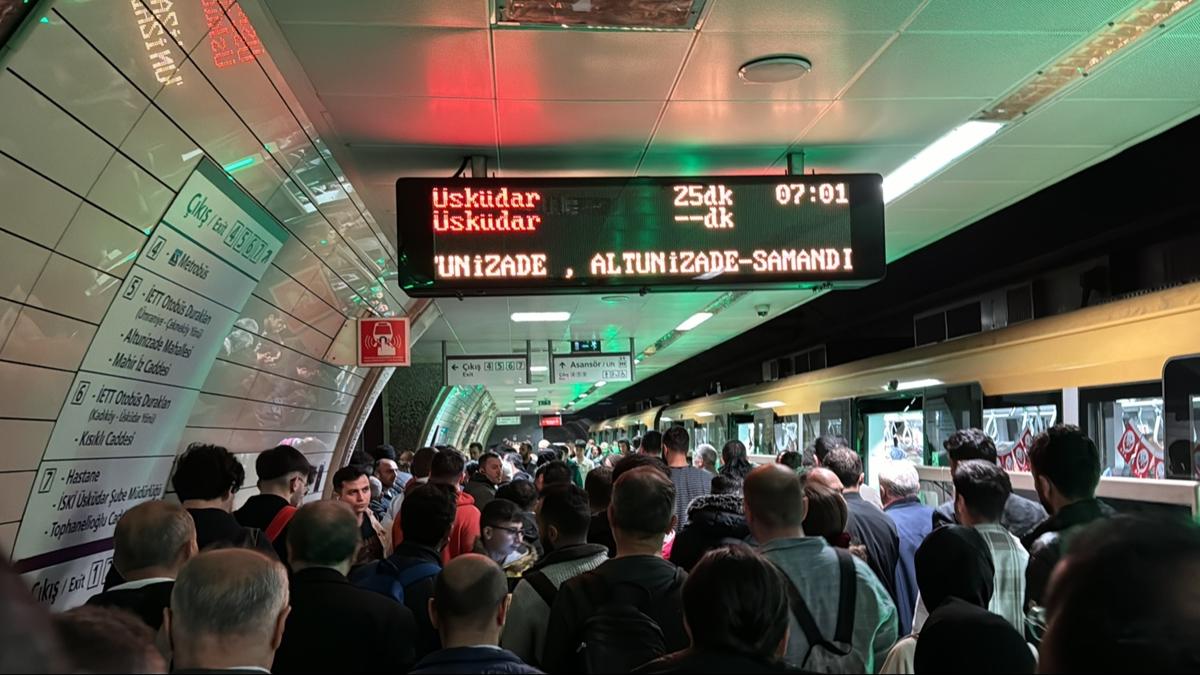 stanbul'daki metro arzasnn nedeni ortaya kt: Trenler arpt
