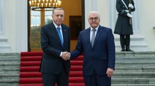 Cumhurbakan Erdoan, Almanya Cumhurbakan Steinmeier ile bir araya gelecek