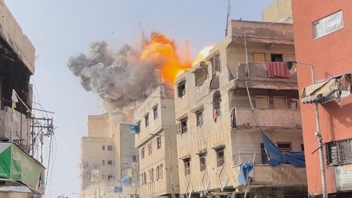 Soykrmc srail ordusundan Refah'a hava saldrs