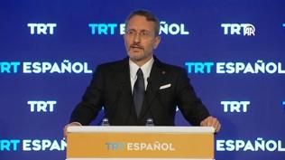 #CANLI TRT spanyolca yayna balyor: letiim Bakan Altun konuuyor