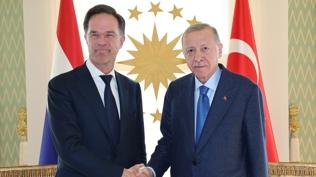 Cumhurbakan Erdoan, Hollanda Babakan Rutte'yi kabul etti